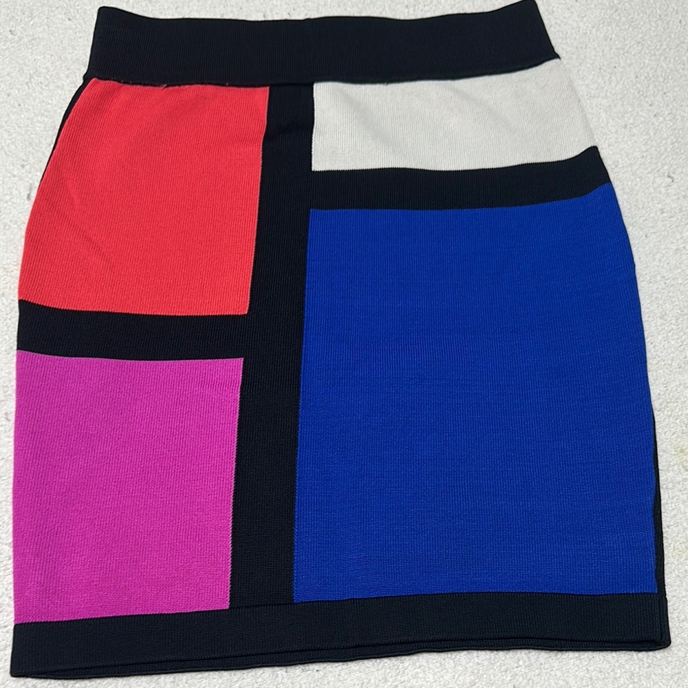 Color Block Women's Skirt